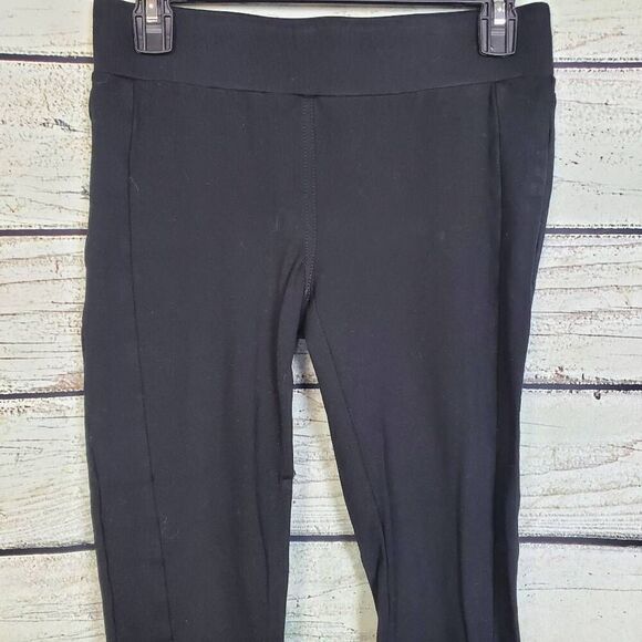 LOFT Women’s Pull-On Skinny Pants Black Ankle Leggings Size Small Stretch Rayon - Picture 2 of 7